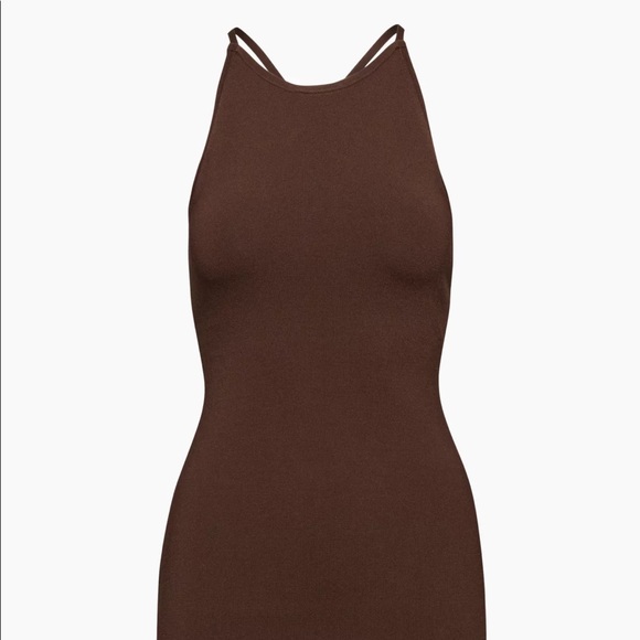 ⭐️SOLD⭐️ Aritzia Babaton Sculpt Knit Halter Dress - Picture 6 of 8